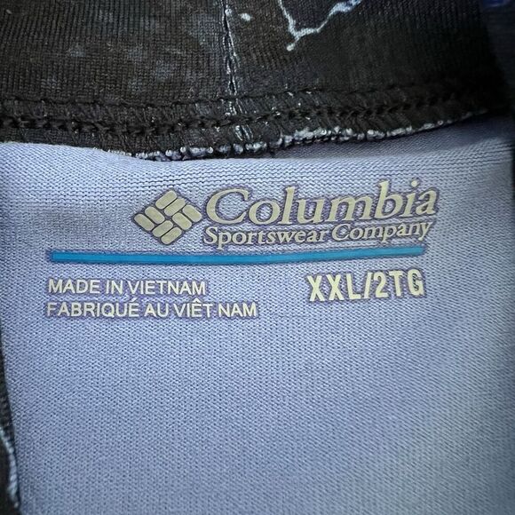 Columbia Botanical Sweatshirt Womens XXL Blue Runs Small Mock Neck Long Sleeve - Picture 7 of 10